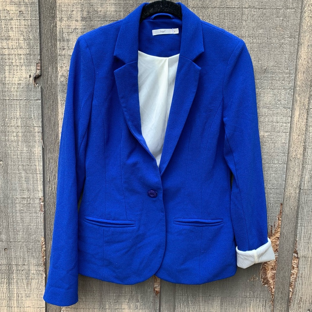 Cobalt Blue Fitted Blazer